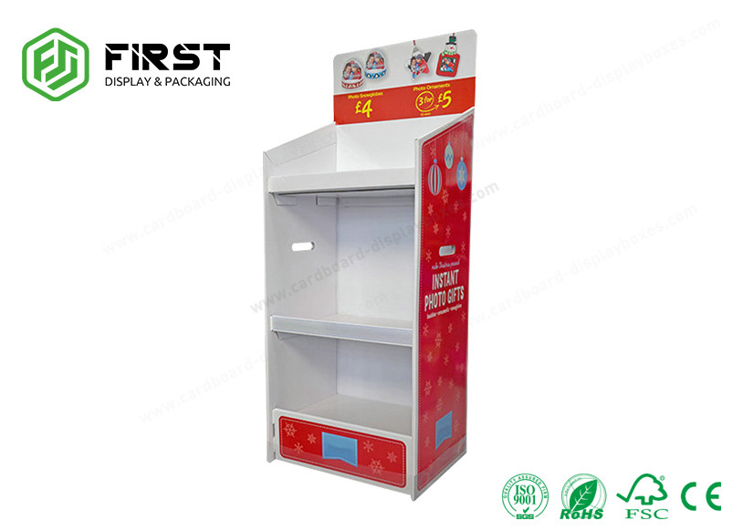 Corrugated Floor Stand Folding Cardboard Paper Floor Displays For Retail Store