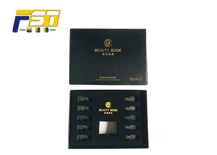 Black Moisture Resistant High End Gift Boxes Sturdy Structure With Strong Magnets