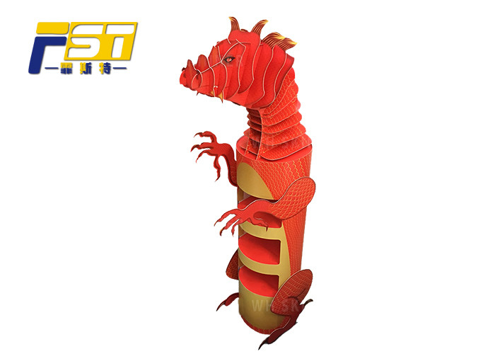 Original Design Cardboard Box Furniture Eye Catching With Animals Appearance