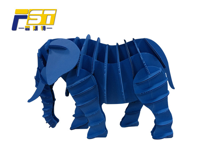 Original Design Cardboard Box Furniture Eye Catching With Animals Appearance